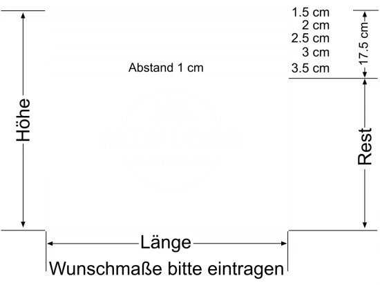 Logo als Sichtschutzfolie für Gewerbe