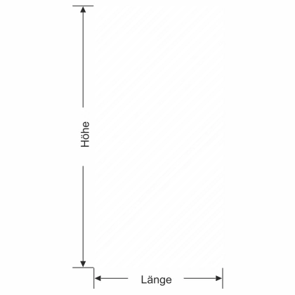 Milchglasfolie Diagonalstreifen 3/3 - Ansicht Farbauswahl und Anleitung zur Größenberechnung