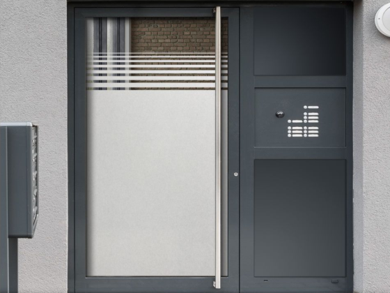 Preview: Glastür Glasdekorfolie Gestreift