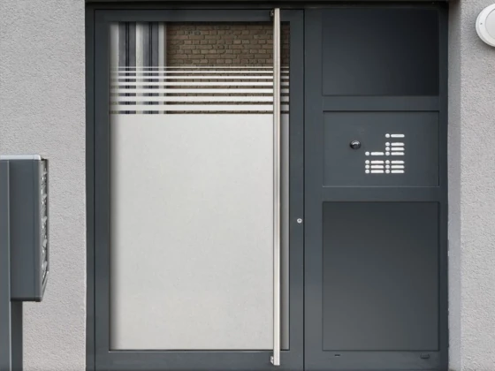 Glastür Glasdekorfolie Gestreift