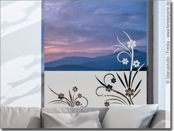 Preview: Fensterfolie Japanische Ranke Preview: Fensterfolie Japanische Ranke