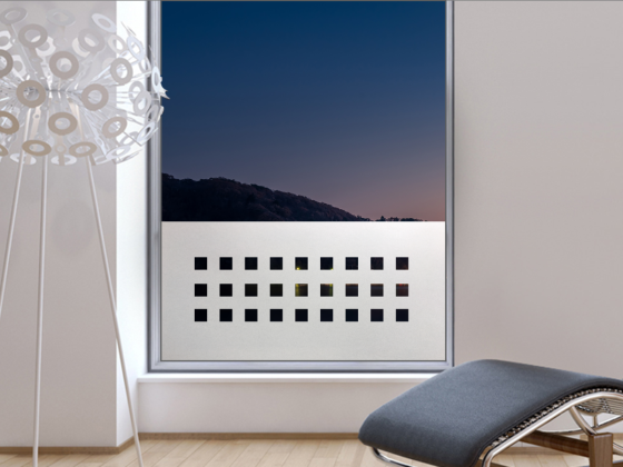 Preview: Milchglasfolie Quadrate