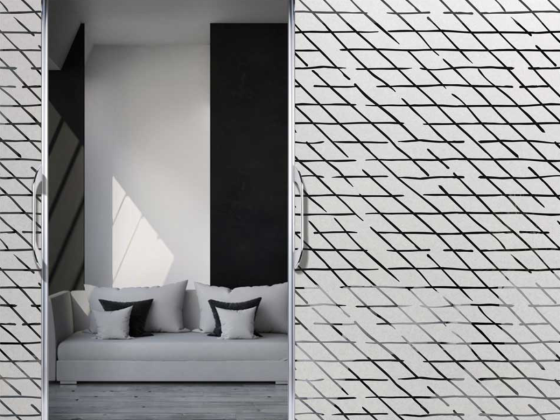 Preview: Sichtschutzfolie Rautenmuster