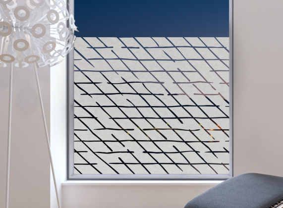 Preview: Milchglasfolie Rautenmuster