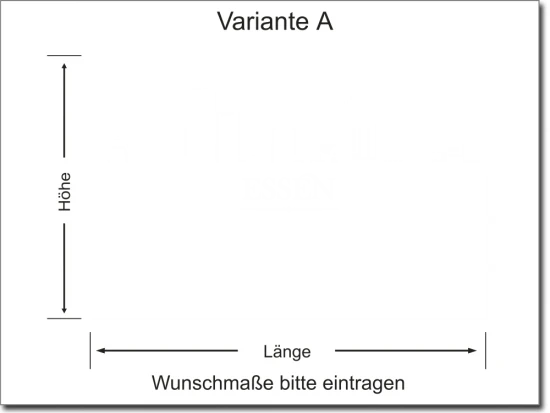 Sichtschutzfolie Skyline Essen