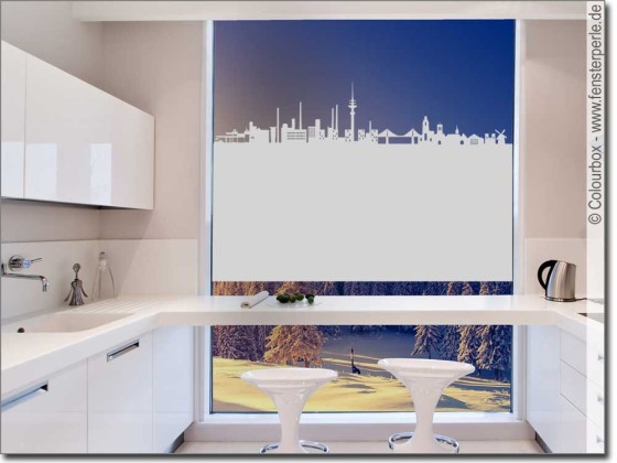 Preview: Sichtschutzfolie Skyline Duisburg