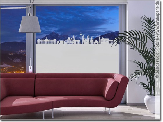 Preview: Sichtschutzfolie Skyline Münster
