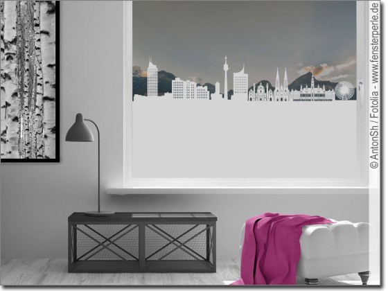 Preview: Sichtschutzfolie Skyline Wien