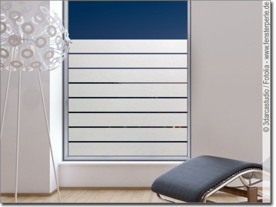 Preview: Milchglasfolie Streifen 10/1