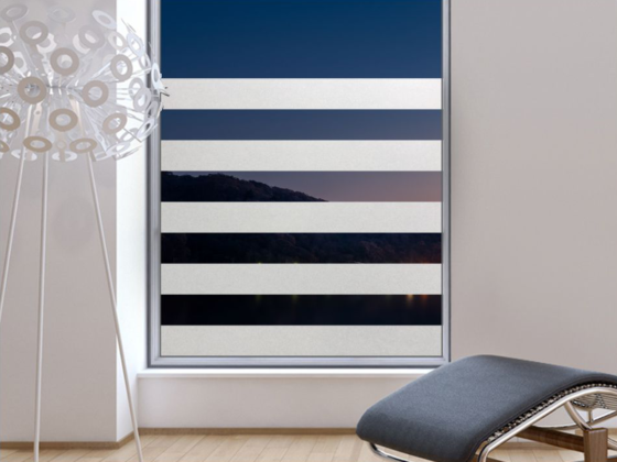 Preview: Milchglasfolie Streifen 10/10