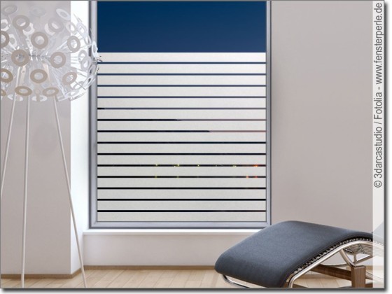 Milchglasfolie Streifen 5/1