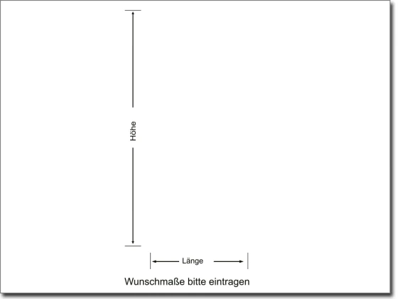 Milchglasfolie Streifen Linienharmonie - Ansicht Farbauswahl und Anleitung zur Größenberechnung