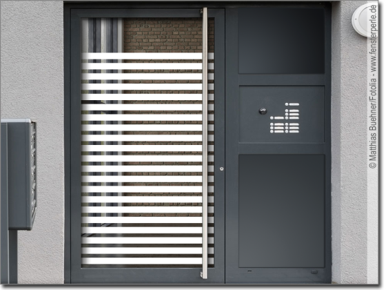 Preview: Blickschutzfolie Streifen 5/3 cm