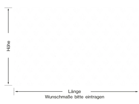 Fensterfolie in Musselinglas Optik Lilie