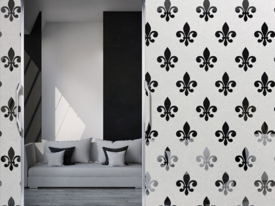 Preview: Fensterfolie Ornamentglas Lilie