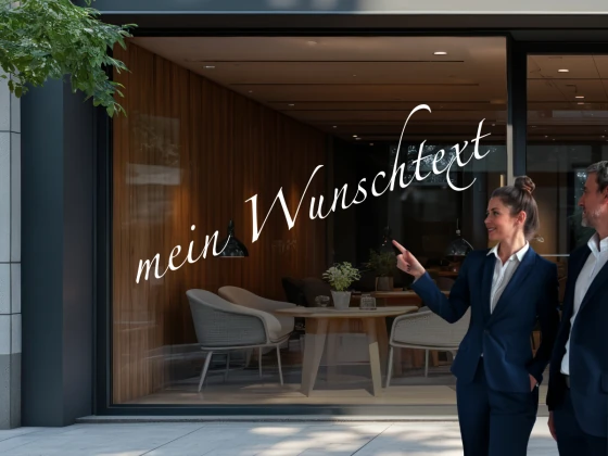 Personalisierte Schaufensterbeschriftung | 1