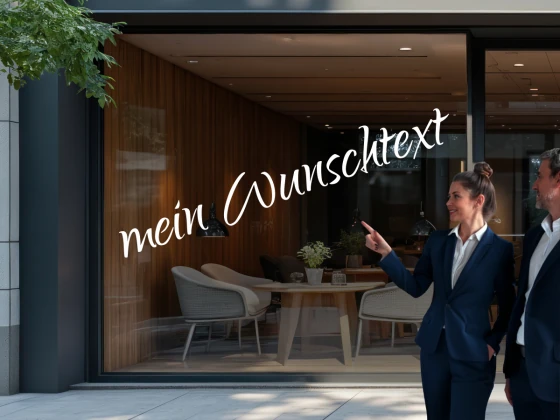 Personalisierte Schaufensterbeschriftung | 10