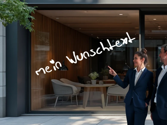 Personalisierte Schaufensterbeschriftung | 12