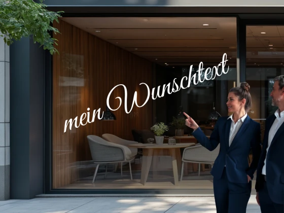 Personalisierte Schaufensterbeschriftung | 5