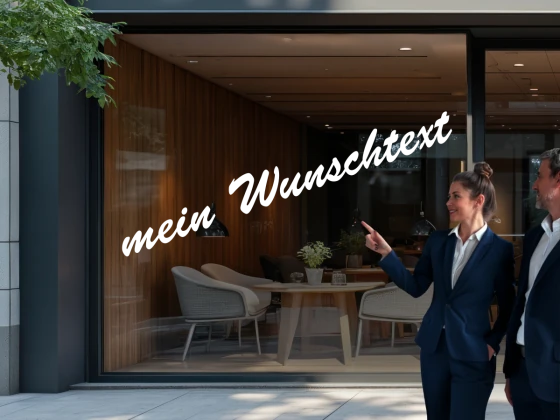 Personalisierte Schaufensterbeschriftung | 9