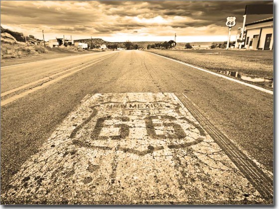 Preview: Glasbild Route 66 USA Preview: Glasbild Route 66 USA