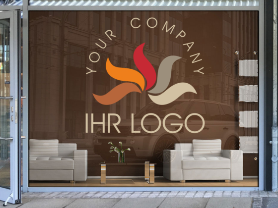 Preview: Schaufenster Logo mehrfarbig