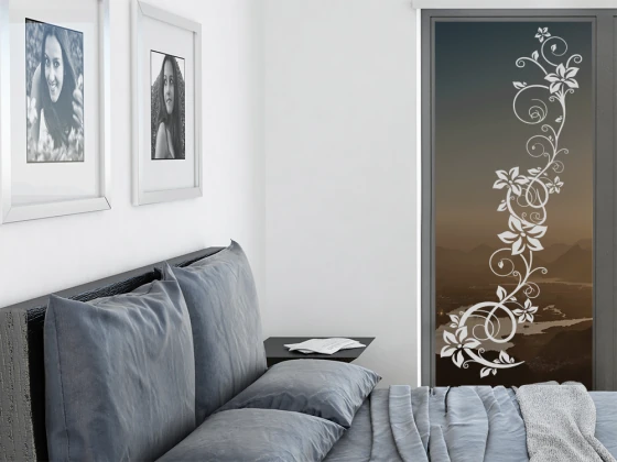 Glasdesign Aufkleber Rankenpracht