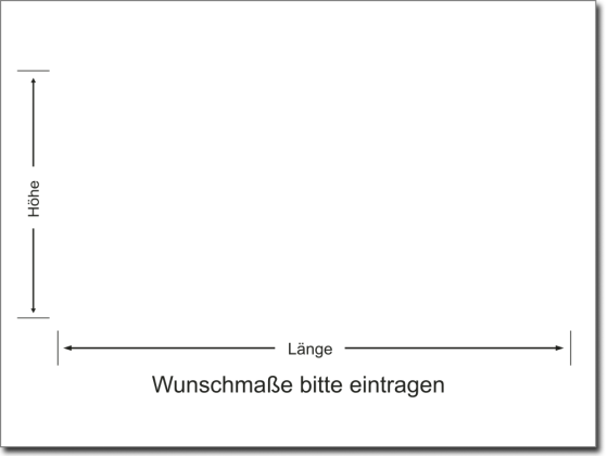Preview: Glasfolie Wunschtext Nr. 19-01