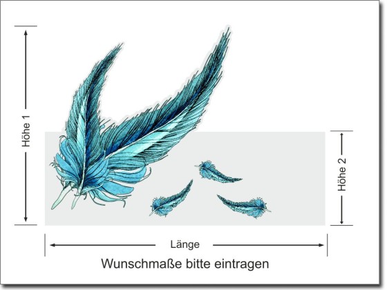 Preview: Sichtschutz Milchglasfolie Feder