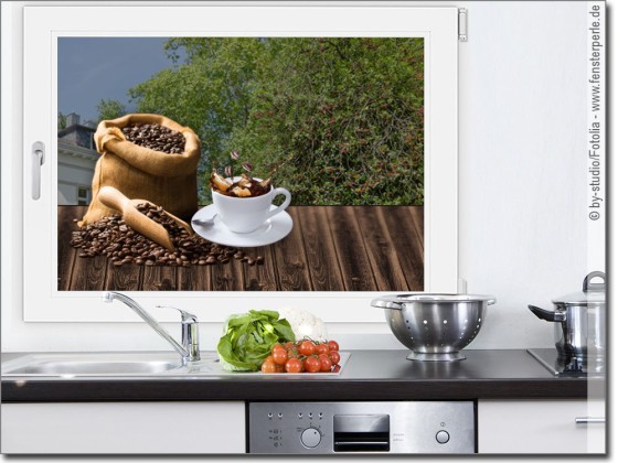 Preview: Sichtschutz Deko Coffee Love Preview: Sichtschutz Deko Coffee Love