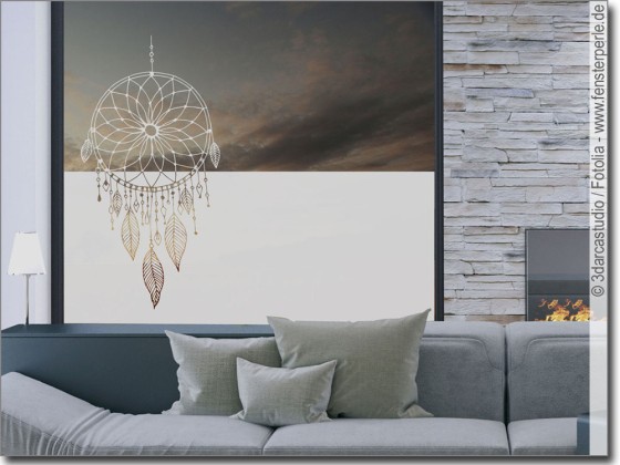 Preview: Sichtschutz für Fenster Traumfänger Preview: Sichtschutz für Fenster Traumfänger