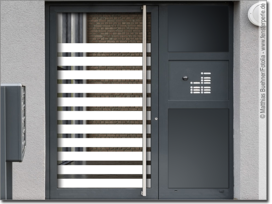 Preview: Glastürfolie Streifen 10/5 cm