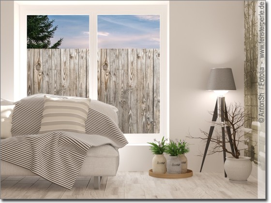 Preview: Fotofolie mit Holzdekor