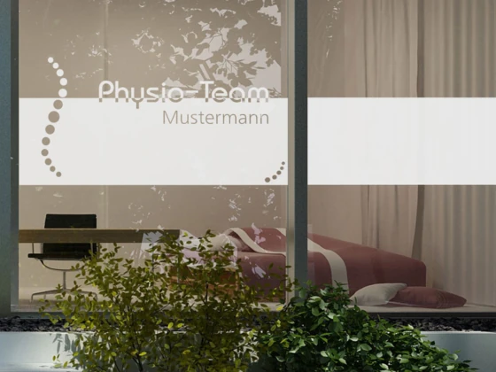 Fensteraufkleber Praxis