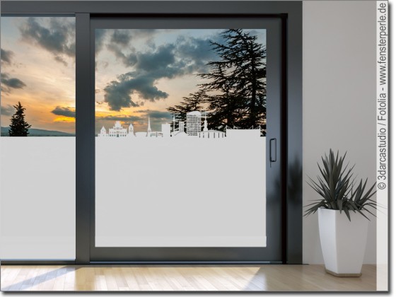 Preview: Sichtschutzfolie Skyline Dortmund