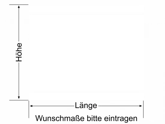 Sichtschutz Verlängerung zwei Streifen