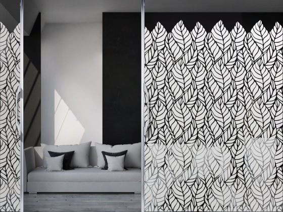 Preview: Sichtschutzfolie Blätter