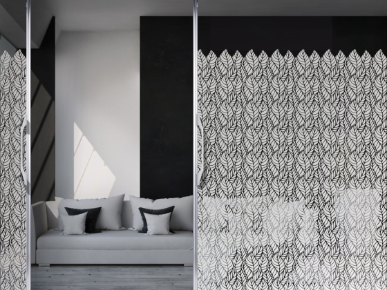 Sichtschutzfolie Blätter