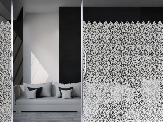 Sichtschutzfolie Blätter