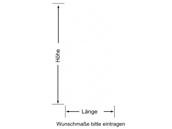 Sichtschutzfolie Blütenzauber - Ansicht Farbauswahl