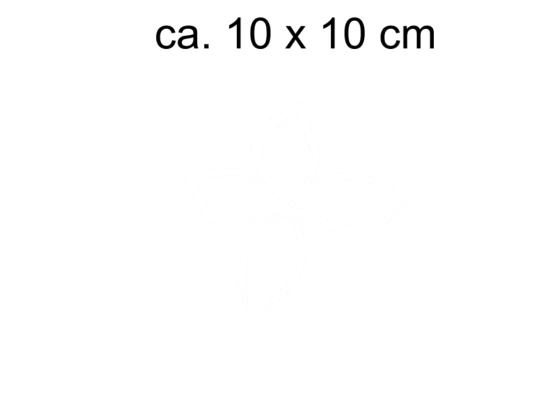Sichtschutzfolie Blütenzauber - Ansicht Größeninformation und Farbauswahl