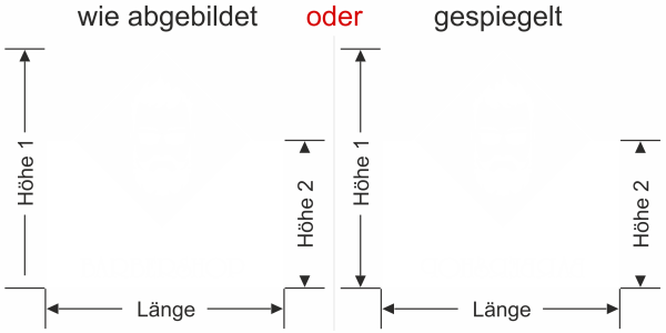 Preview: Sichtschutzfolie Gewerbe Barbershop - Ansicht Ausrichtung mit Farbauswahl