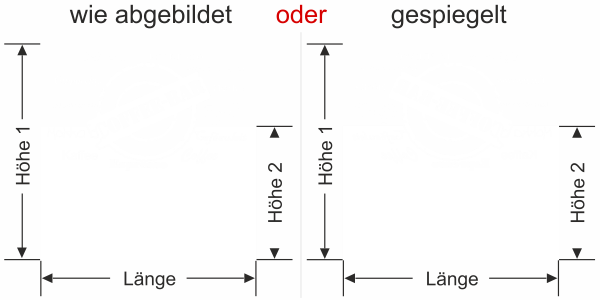 Preview: Sichtschutzfolie Gewerbe Coffee Bar - Ansicht Ausrichtung mit Farbauswahl