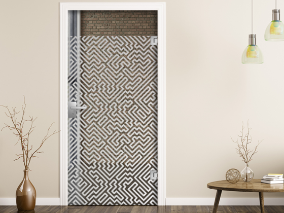 Preview: Sichtschutzfolie Gewerbe Labyrinth