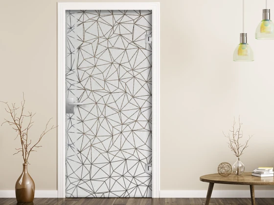 Sichtschutzfolie Gewerbe Polygone