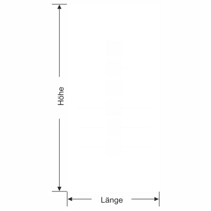 Sichtschutzfolie Gewerbe Quadratmuster - Ansicht Farbauswahl, Ausrichtung und Anleitung zur Größenberechnung