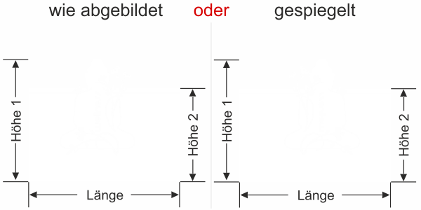 Preview: Sichtschutzfolie Gewerbe Wellness Buddha - Ansicht Ausrichtung mit Farbauswahl