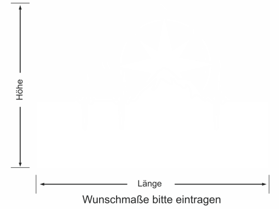 Preview: Sichtschutzfolie Kompass und Berge