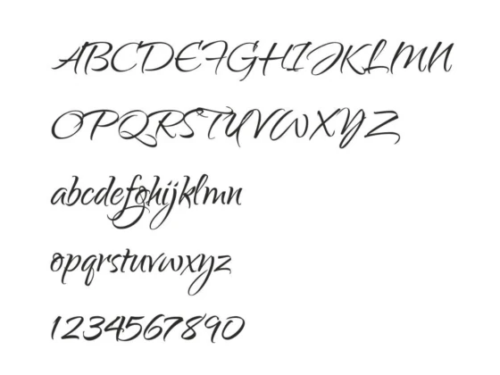 Sichtschutzfolie Küche - Ansicht Schrift zur Textgestaltung