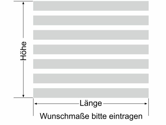Preview: Blickschutzfolie Streifen 10/5 cm Preview: Blickschutzfolie Streifen 10/5 cm